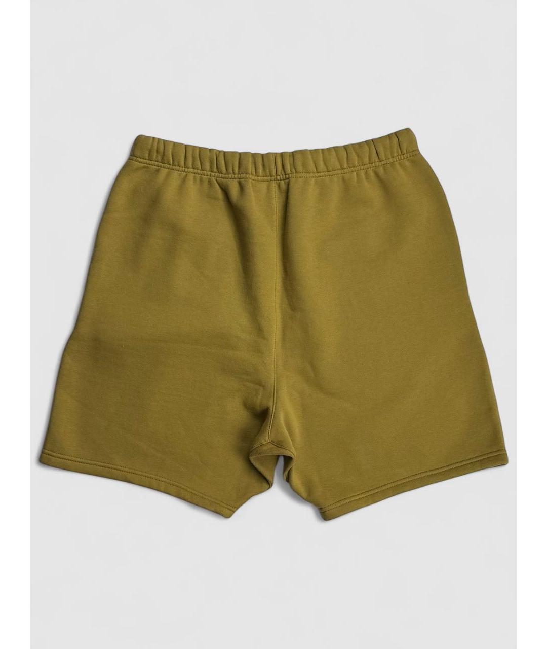 FEAR OF GOD ESSENTIALS Горчичные хлопковые шорты, фото 2
