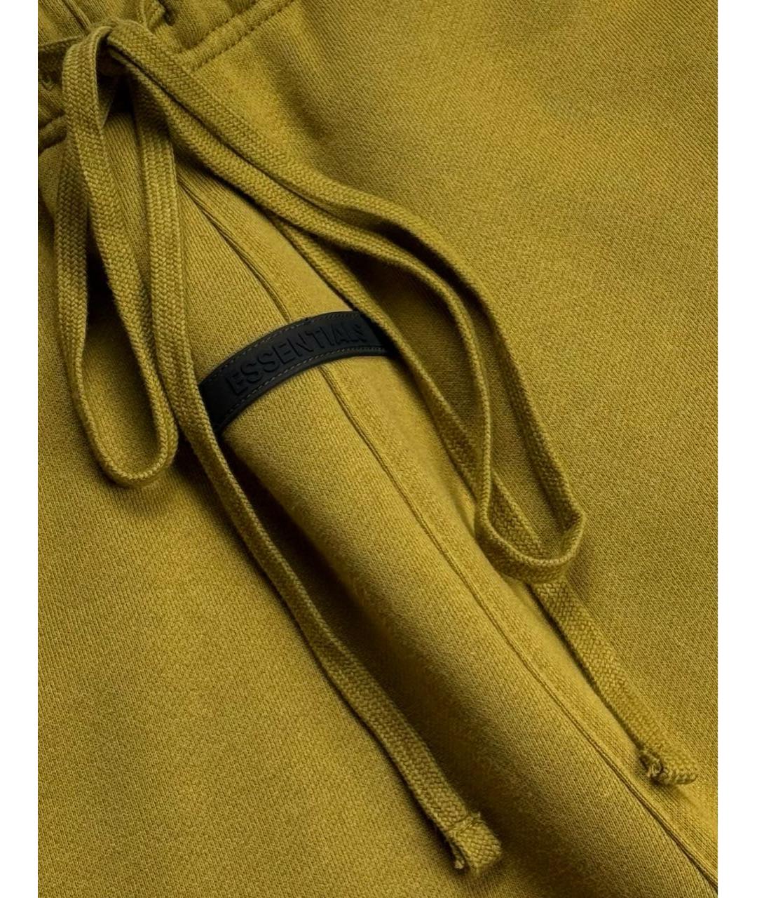 FEAR OF GOD ESSENTIALS Горчичные хлопковые шорты, фото 5