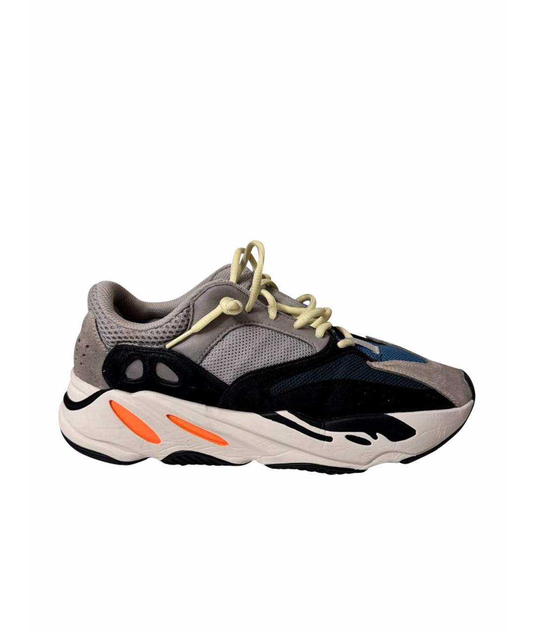 ADIDAS YEEZY Серые низкие кроссовки / кеды, фото 1