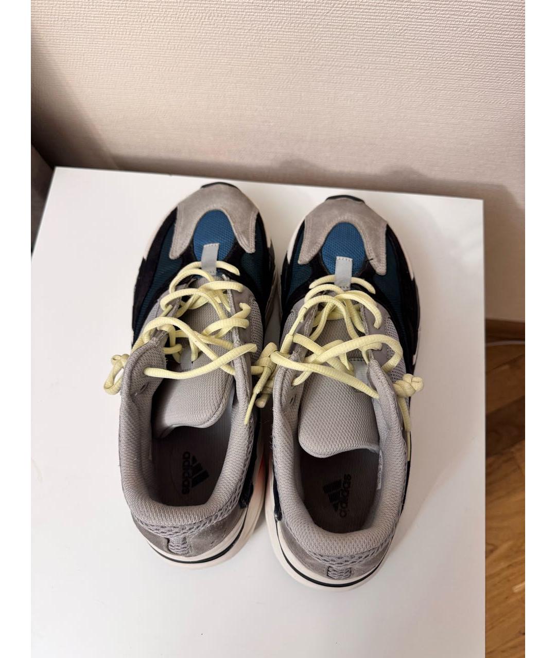 ADIDAS YEEZY Серые низкие кроссовки / кеды, фото 4