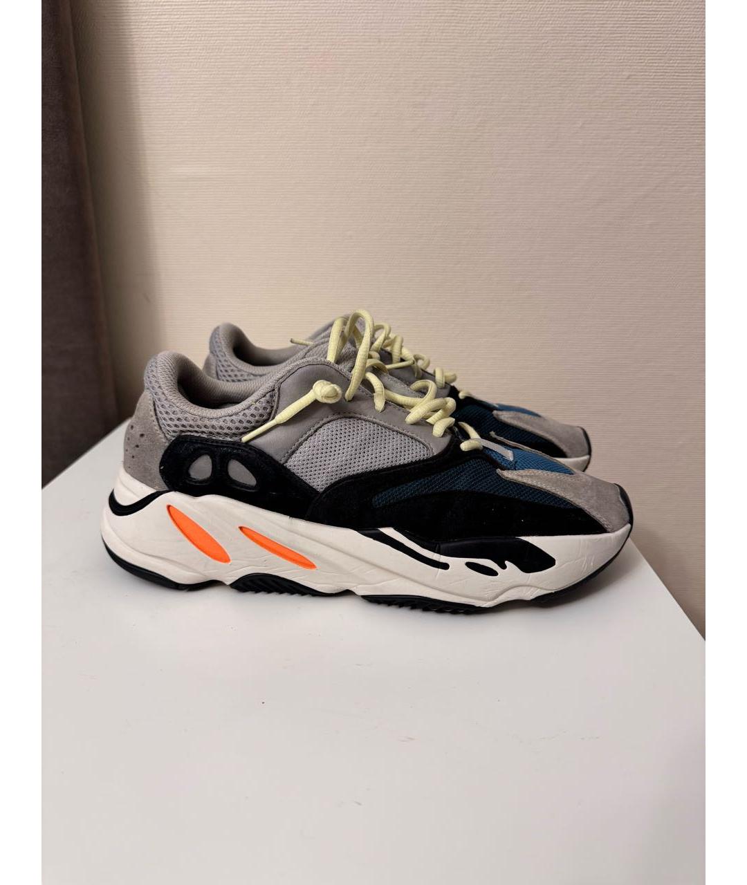 ADIDAS YEEZY Серые низкие кроссовки / кеды, фото 7