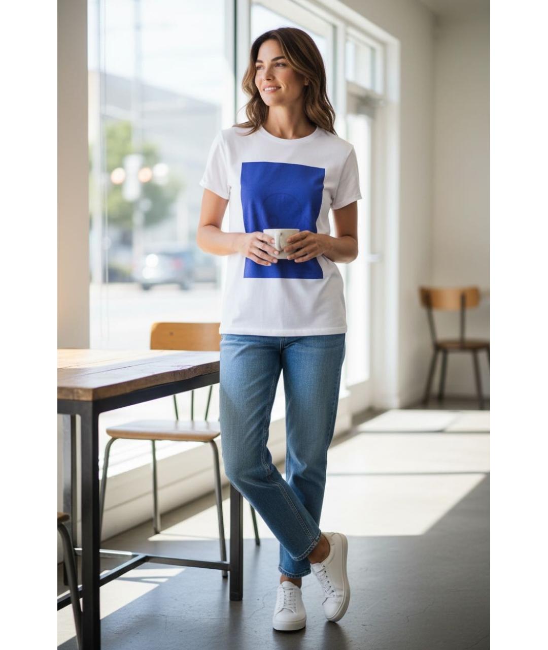 ALEXANDER TEREKHOV Белая хлопковая футболка, фото 2