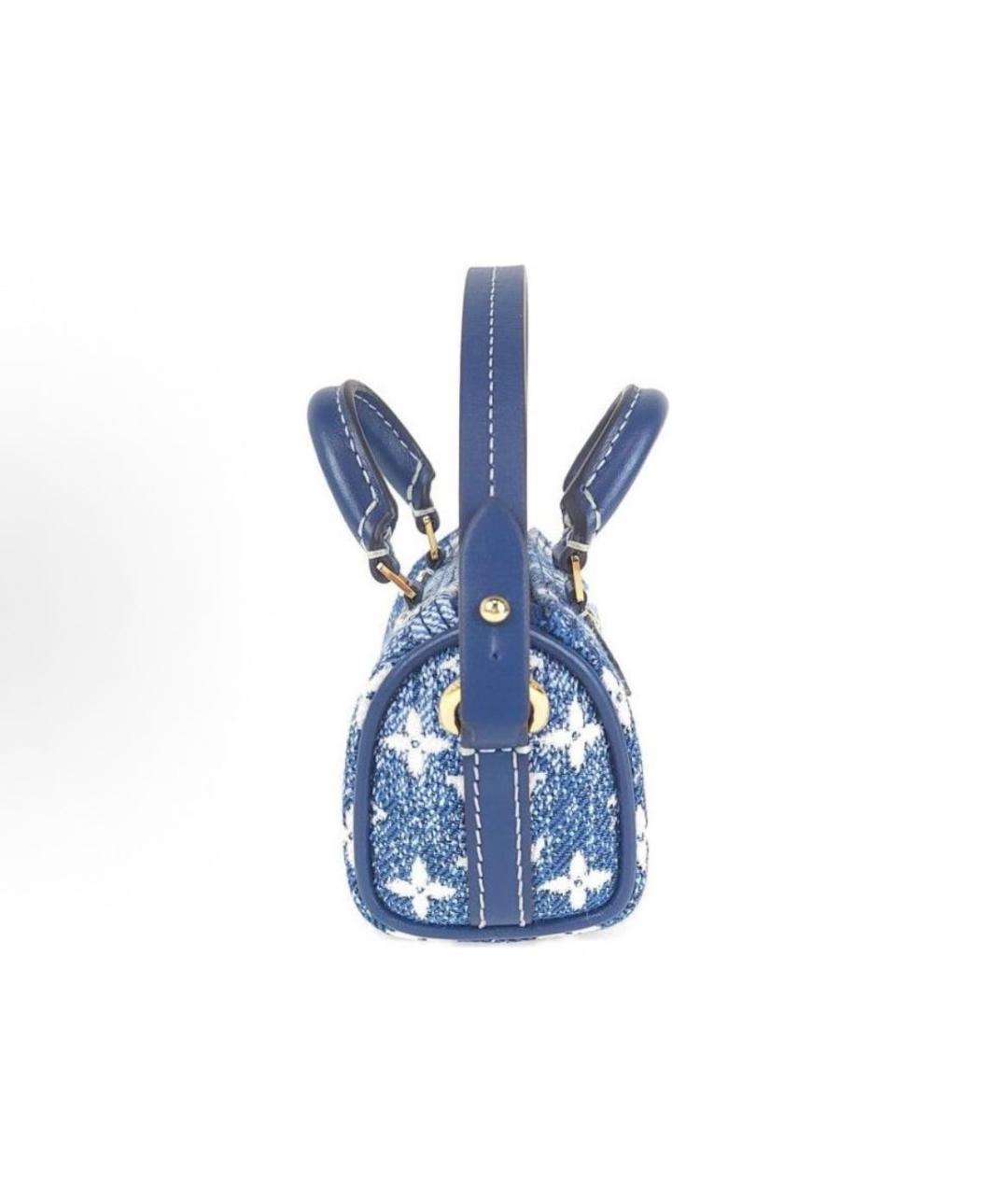 LOUIS VUITTON Синяя сумка с короткими ручками, фото 2