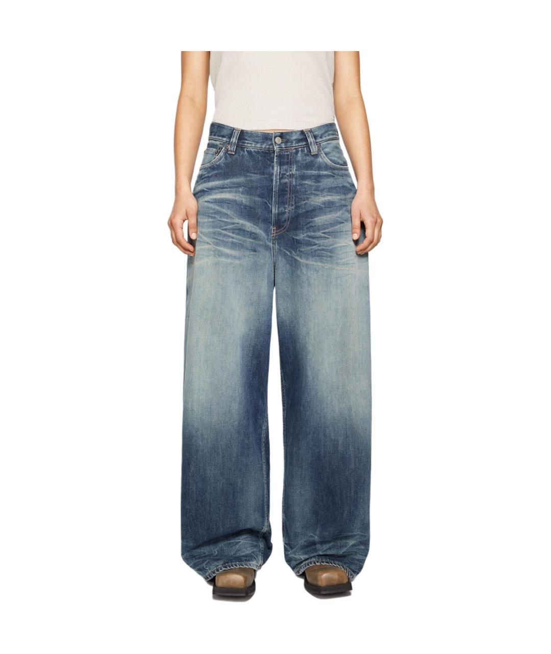 ACNE STUDIOS Синие прямые джинсы, фото 2