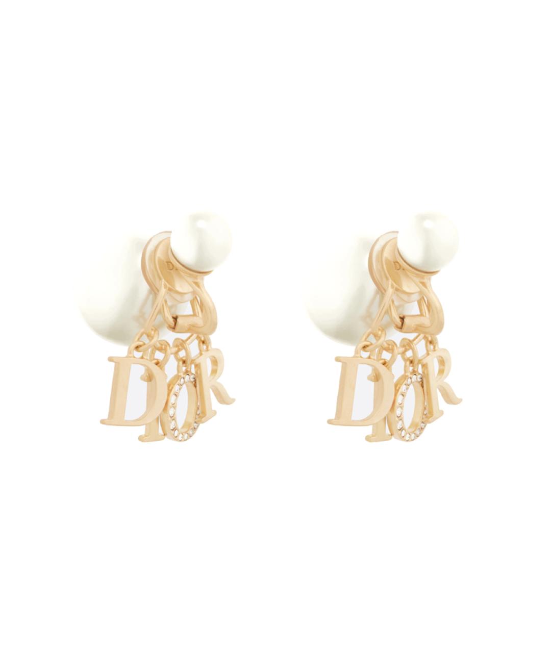 CHRISTIAN DIOR Золотые серьги, фото 3