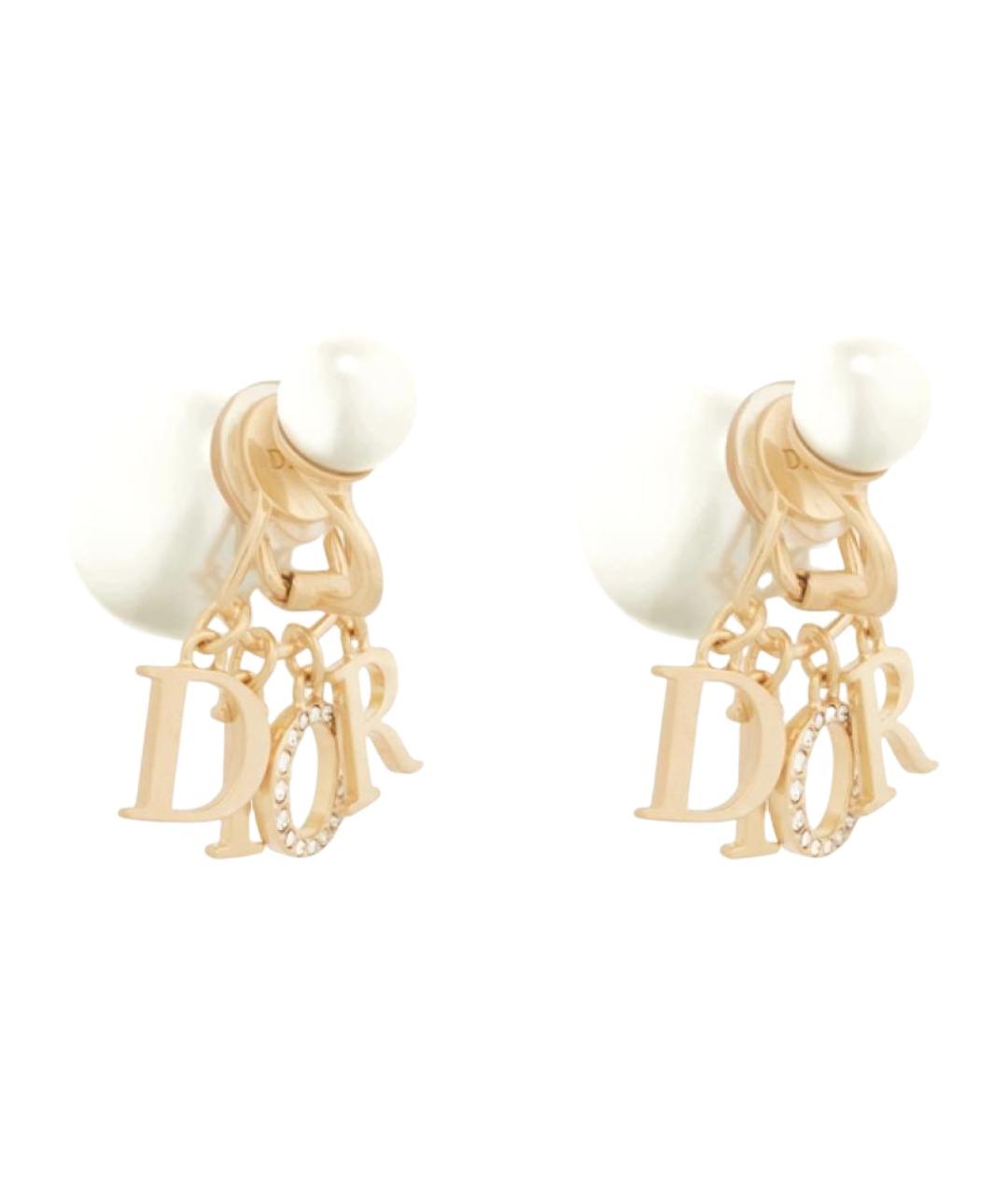 CHRISTIAN DIOR Золотые серьги, фото 1