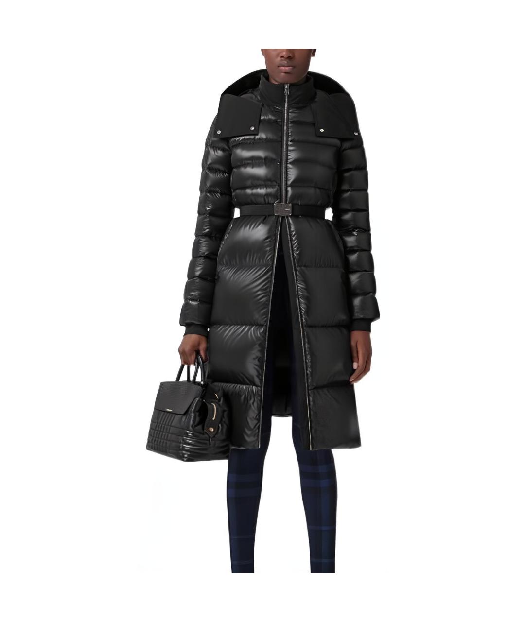 BURBERRY Черный пуховик, фото 2