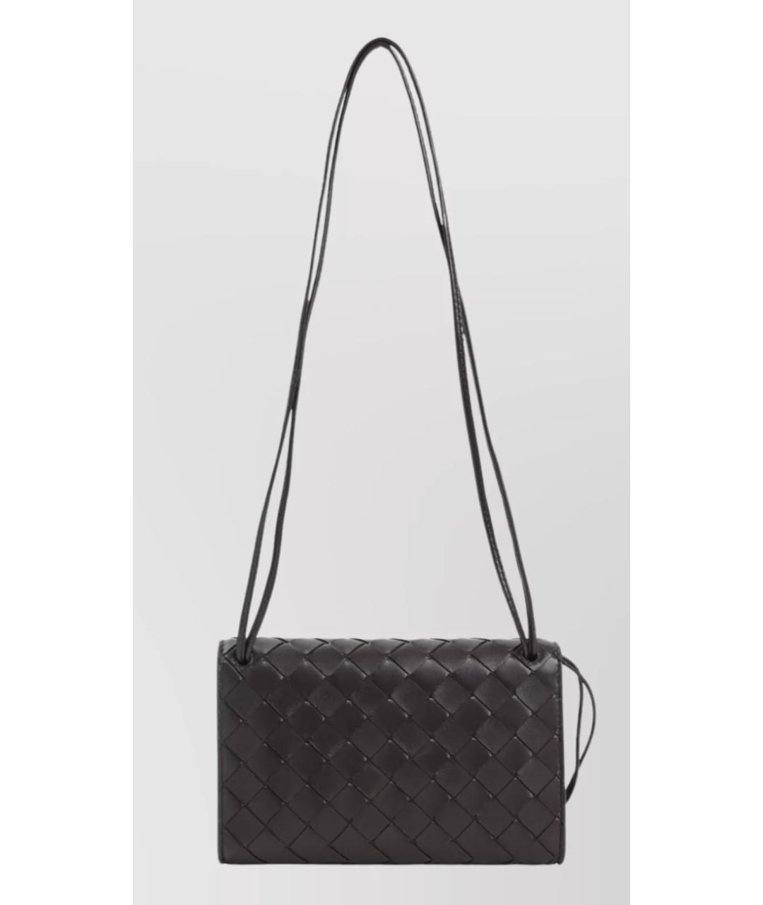 BOTTEGA VENETA Коричневая сумка через плечо, фото 2