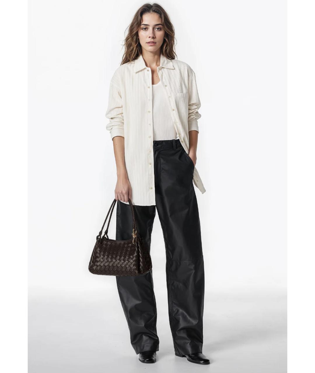 BOTTEGA VENETA Коричневая кожаная сумка тоут, фото 4