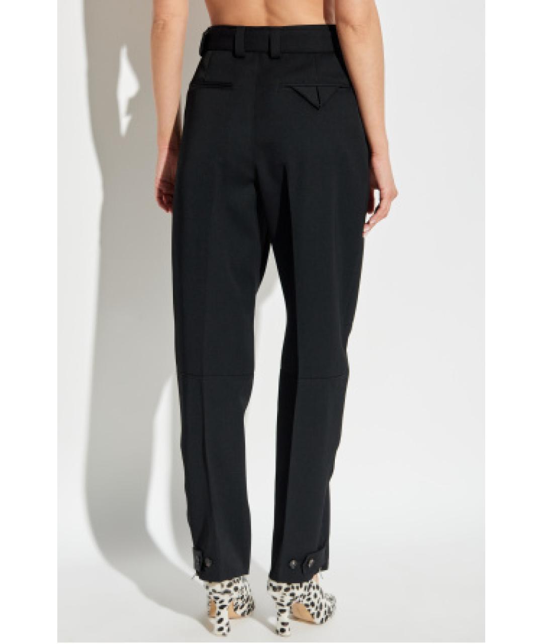 BOTTEGA VENETA Черные прямые брюки, фото 4