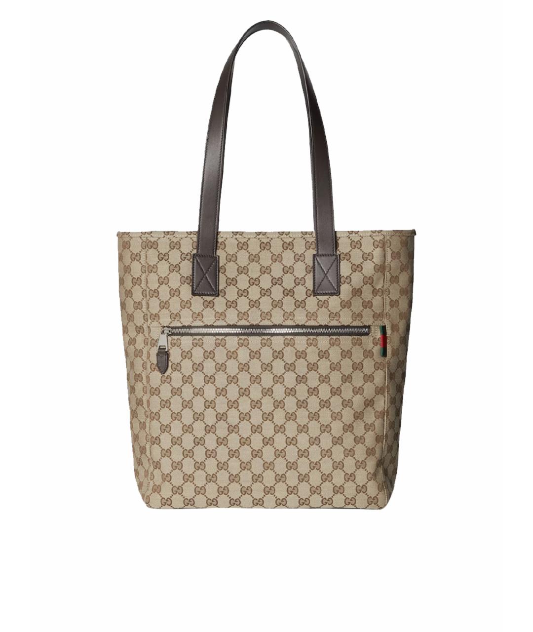 GUCCI Бежевая сумка тоут, фото 1