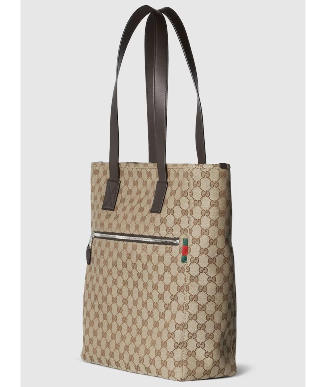 GUCCI Бежевая сумка тоут, фото 2