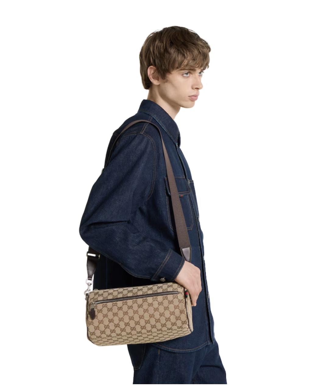 GUCCI Бежевая сумка на плечо, фото 3