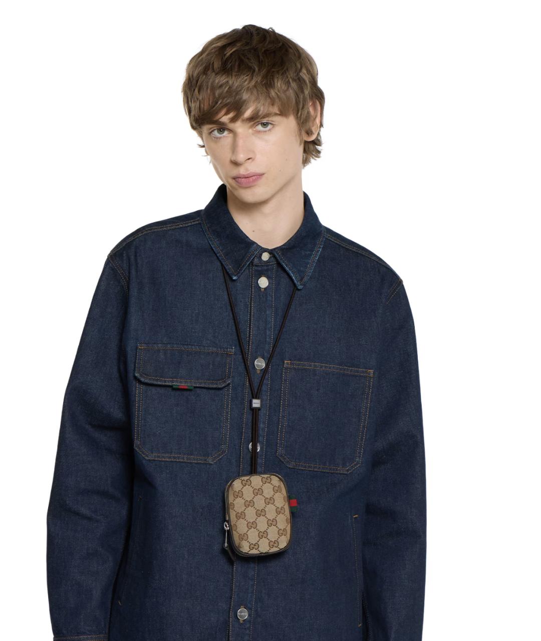 GUCCI Бежевая сумка на плечо, фото 5