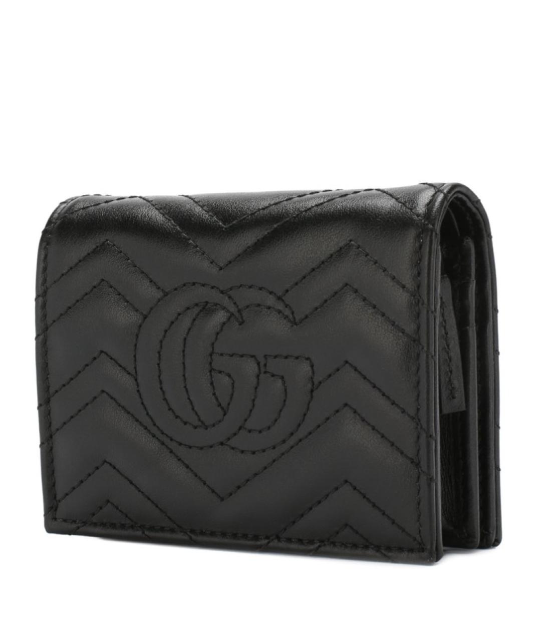 GUCCI Черный кожаный кардхолдер, фото 2