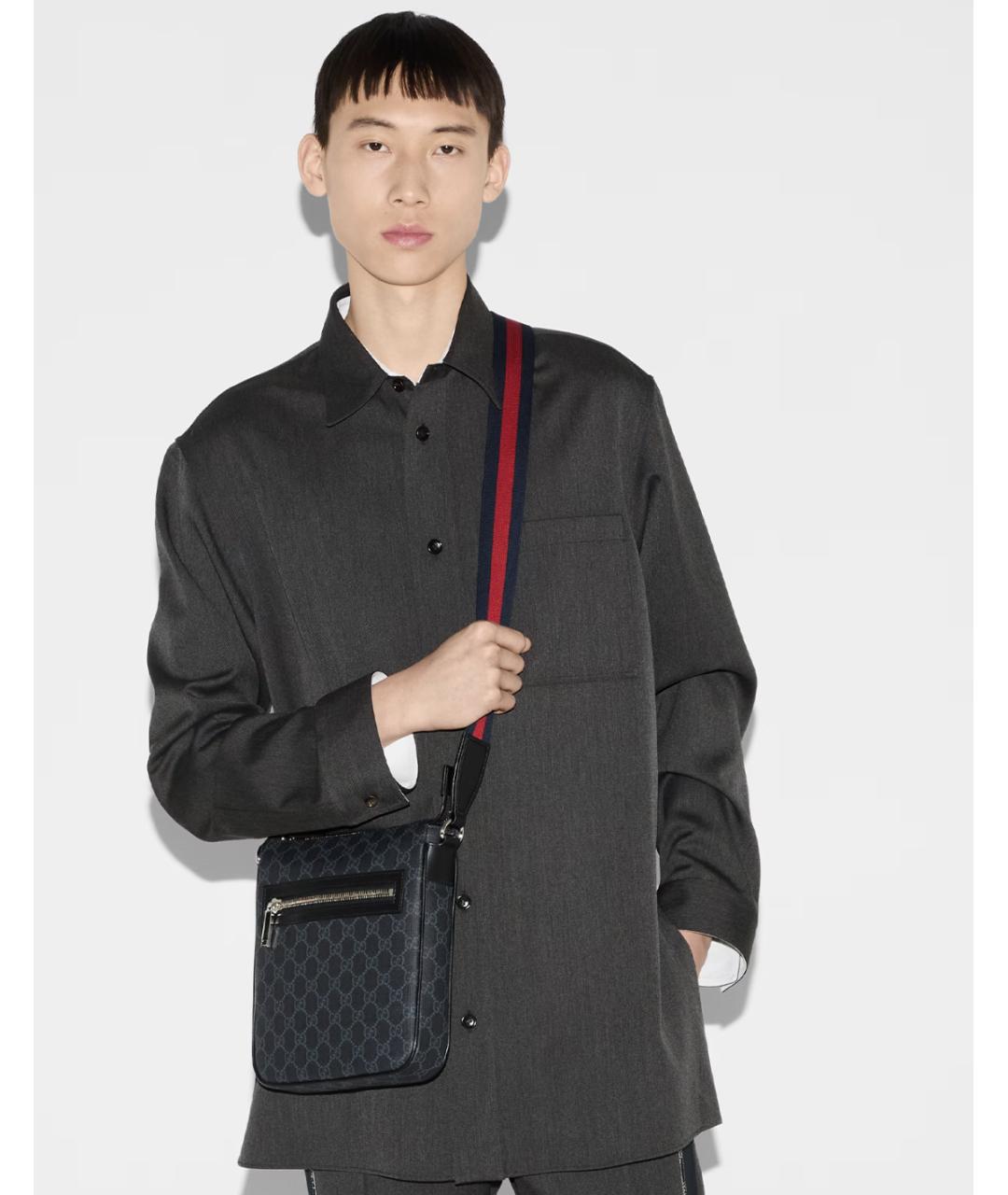 GUCCI Серая сумка на плечо, фото 5