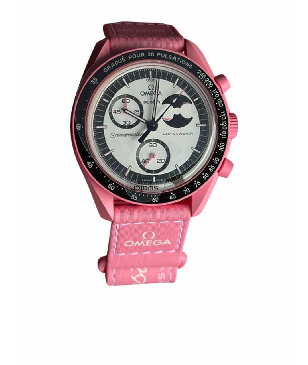 OMEGA Розовые часы, фото 1