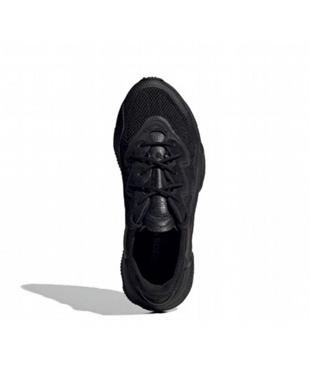 ADIDAS Черные текстильные низкие кроссовки / кеды, фото 3
