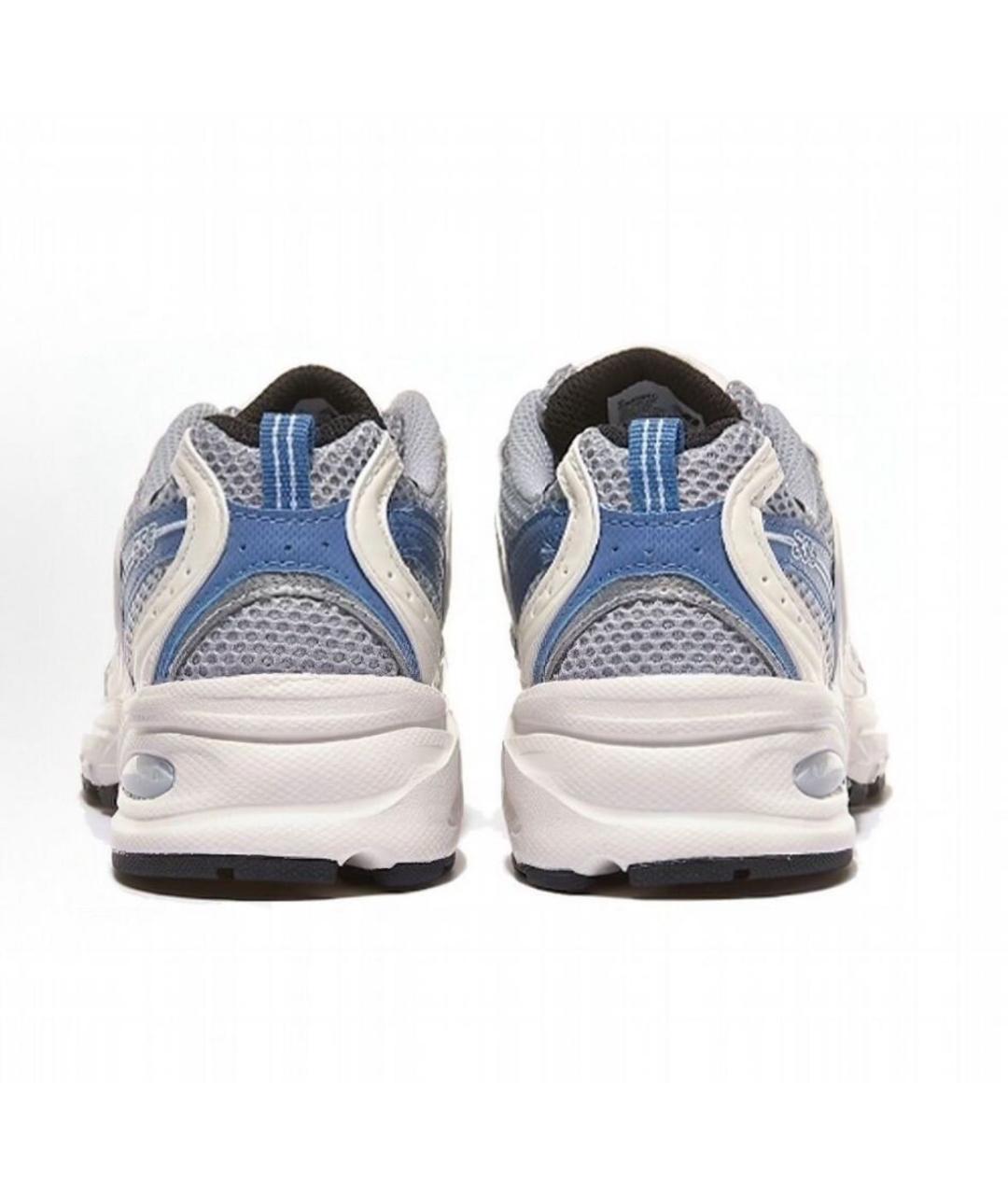 NEW BALANCE Синие текстильные низкие кроссовки / кеды, фото 4