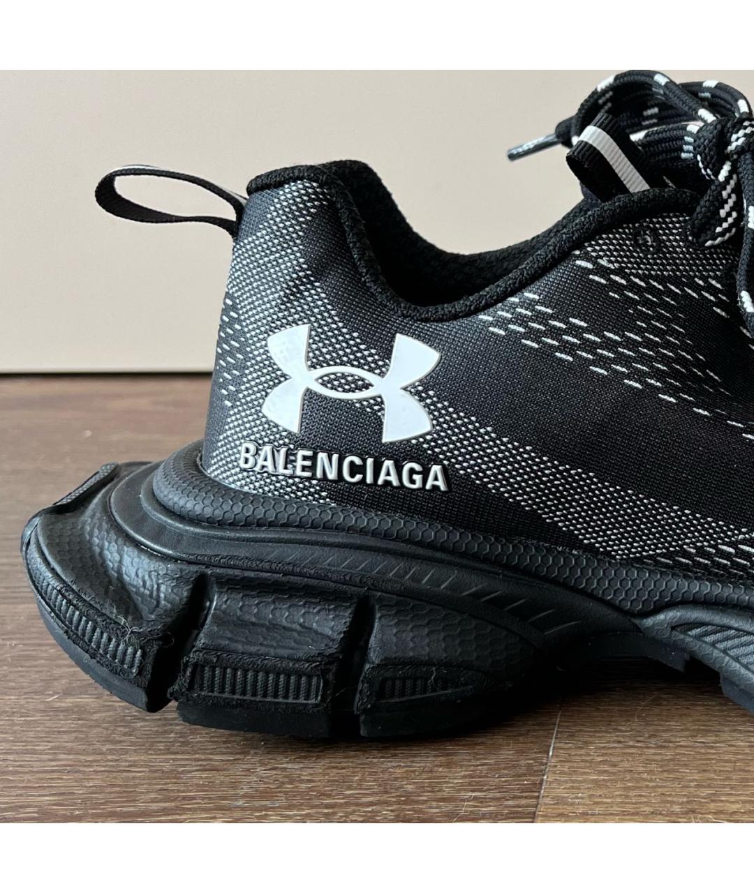 BALENCIAGA Черные низкие кроссовки / кеды, фото 6