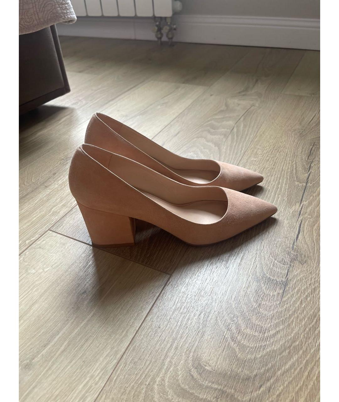 STUART WEITZMAN Розовые замшевые туфли, фото 7