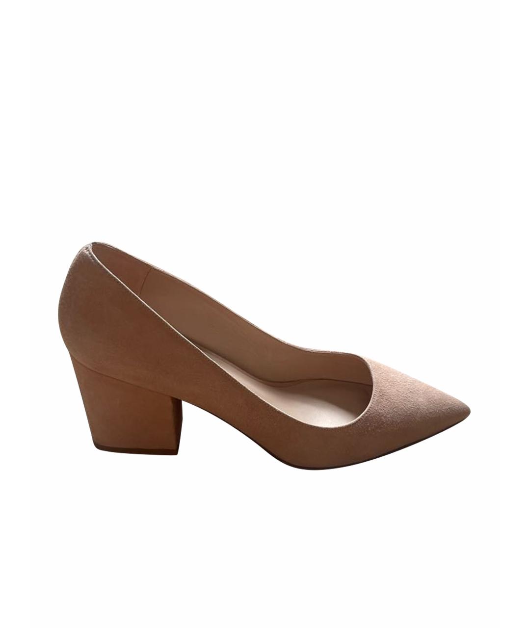 STUART WEITZMAN Розовые замшевые туфли, фото 1