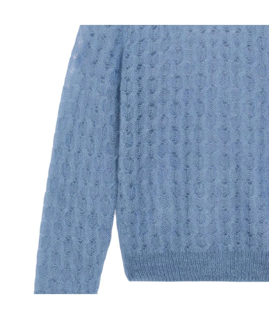 LOEWE Голубой джемпер / свитер, фото 4