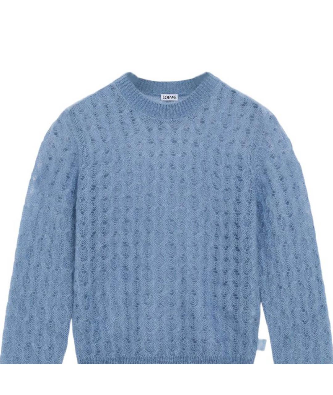 LOEWE Голубой джемпер / свитер, фото 5
