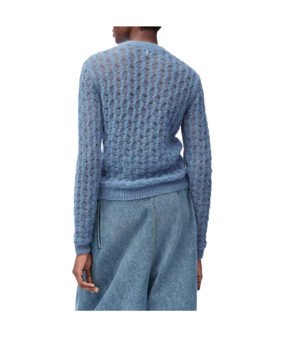 LOEWE Голубой джемпер / свитер, фото 3