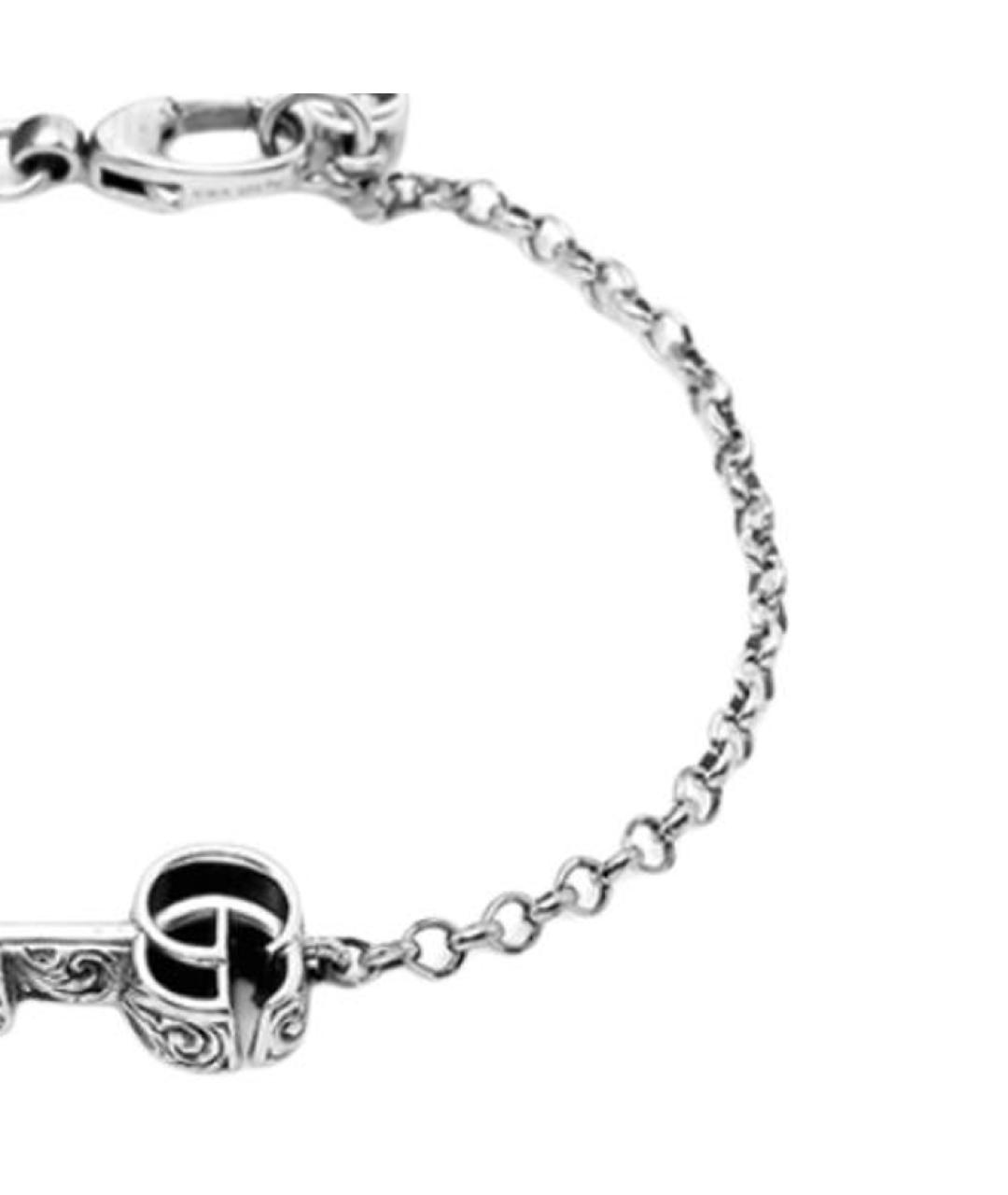GUCCI Серебряный браслет, фото 2
