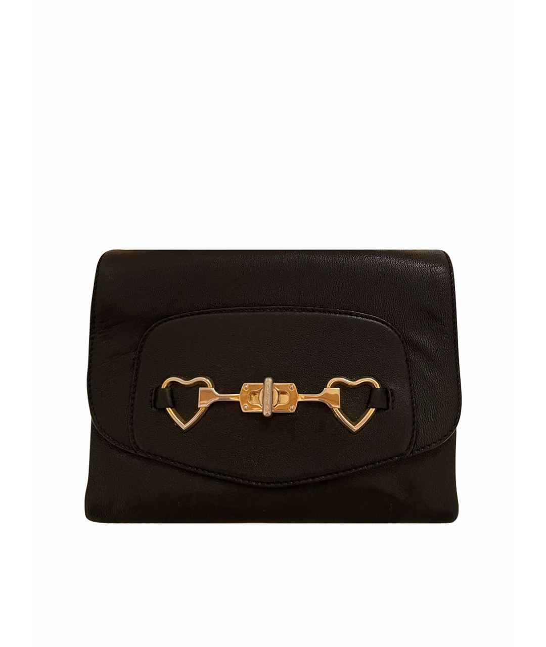 MOSCHINO Черная кожаная сумка тоут, фото 1