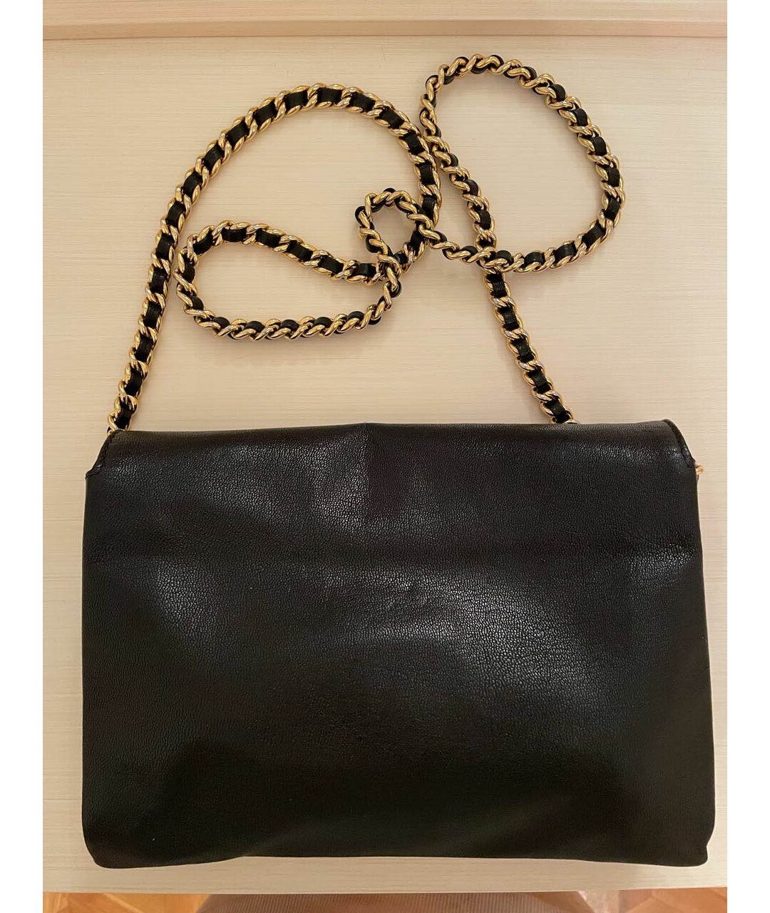 MOSCHINO Черная кожаная сумка тоут, фото 3