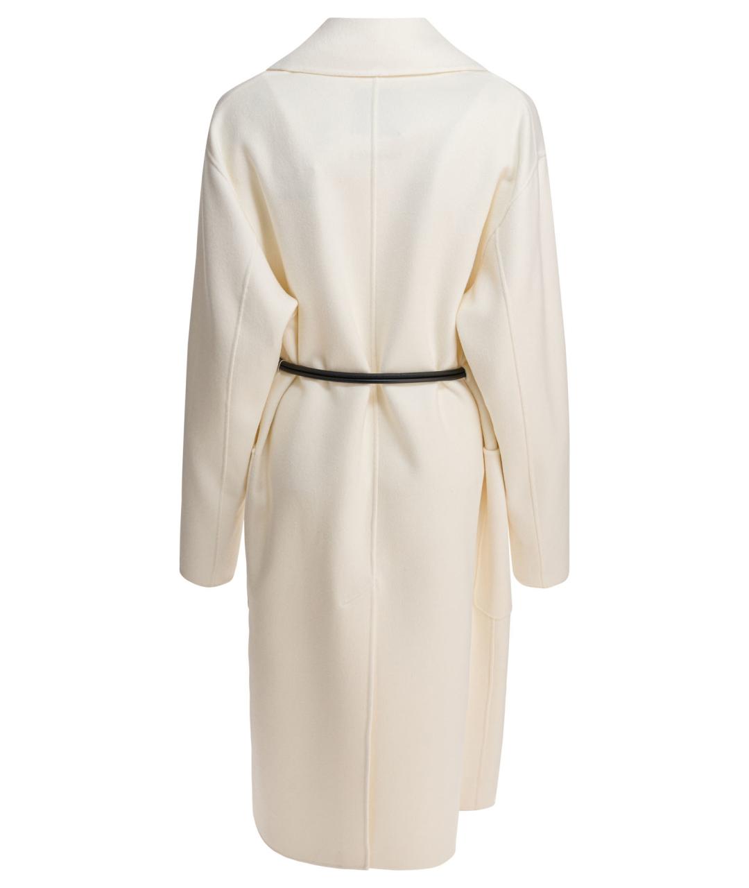 SPORTMAX Бежевое шерстяное пальто, фото 2