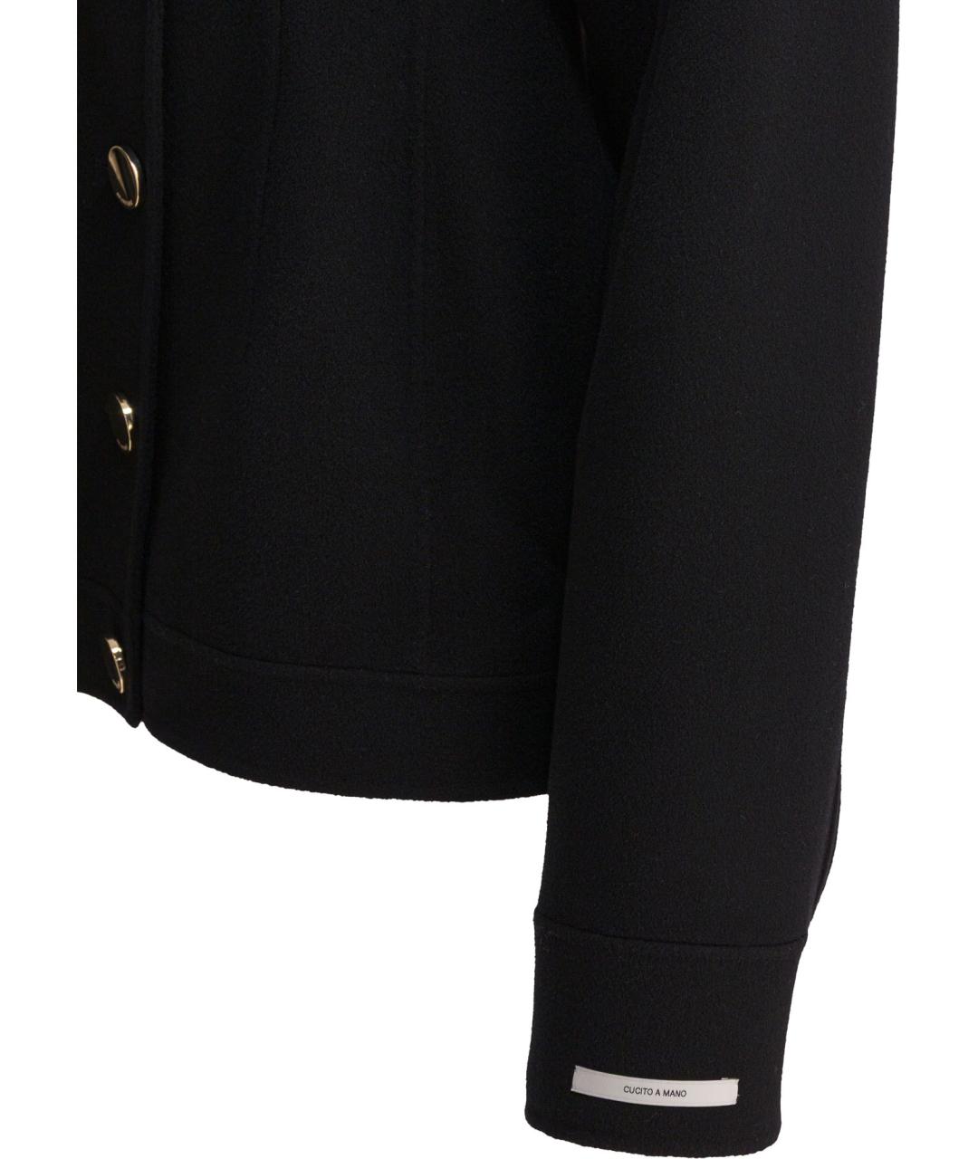 SPORTMAX Черное шерстяное пальто, фото 4