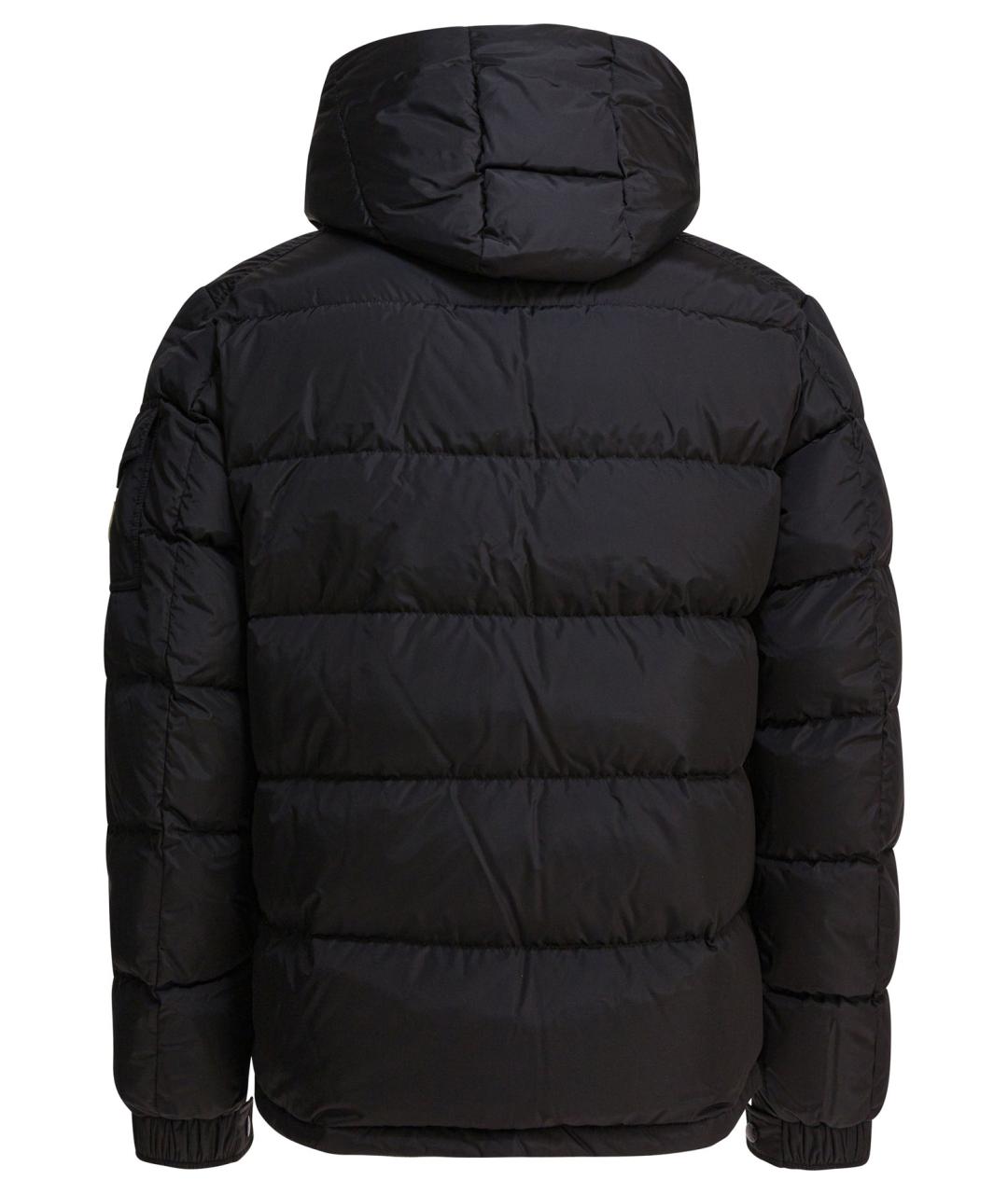 MONCLER Черная полиамидовая куртка, фото 2