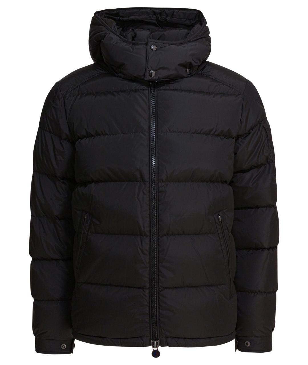 MONCLER Черная полиамидовая куртка, фото 1