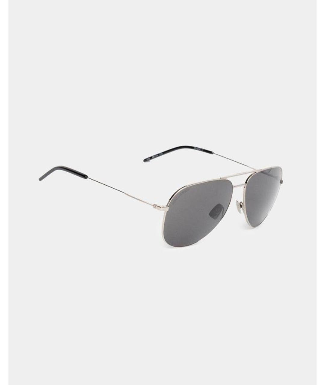SAINT LAURENT Серебряные солнцезащитные очки, фото 2