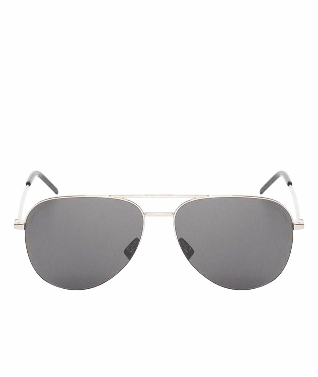 SAINT LAURENT Серебряные солнцезащитные очки, фото 1
