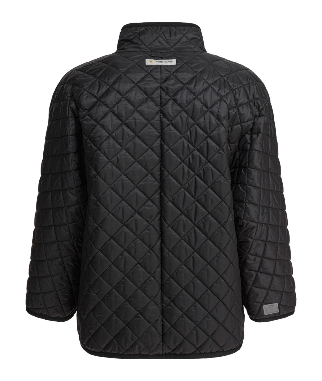 MAX MARA Черная полиэстеровая куртка, фото 2