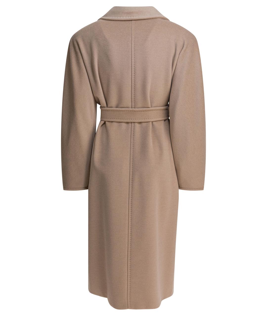 MAX MARA Бежевое шерстяное пальто, фото 2