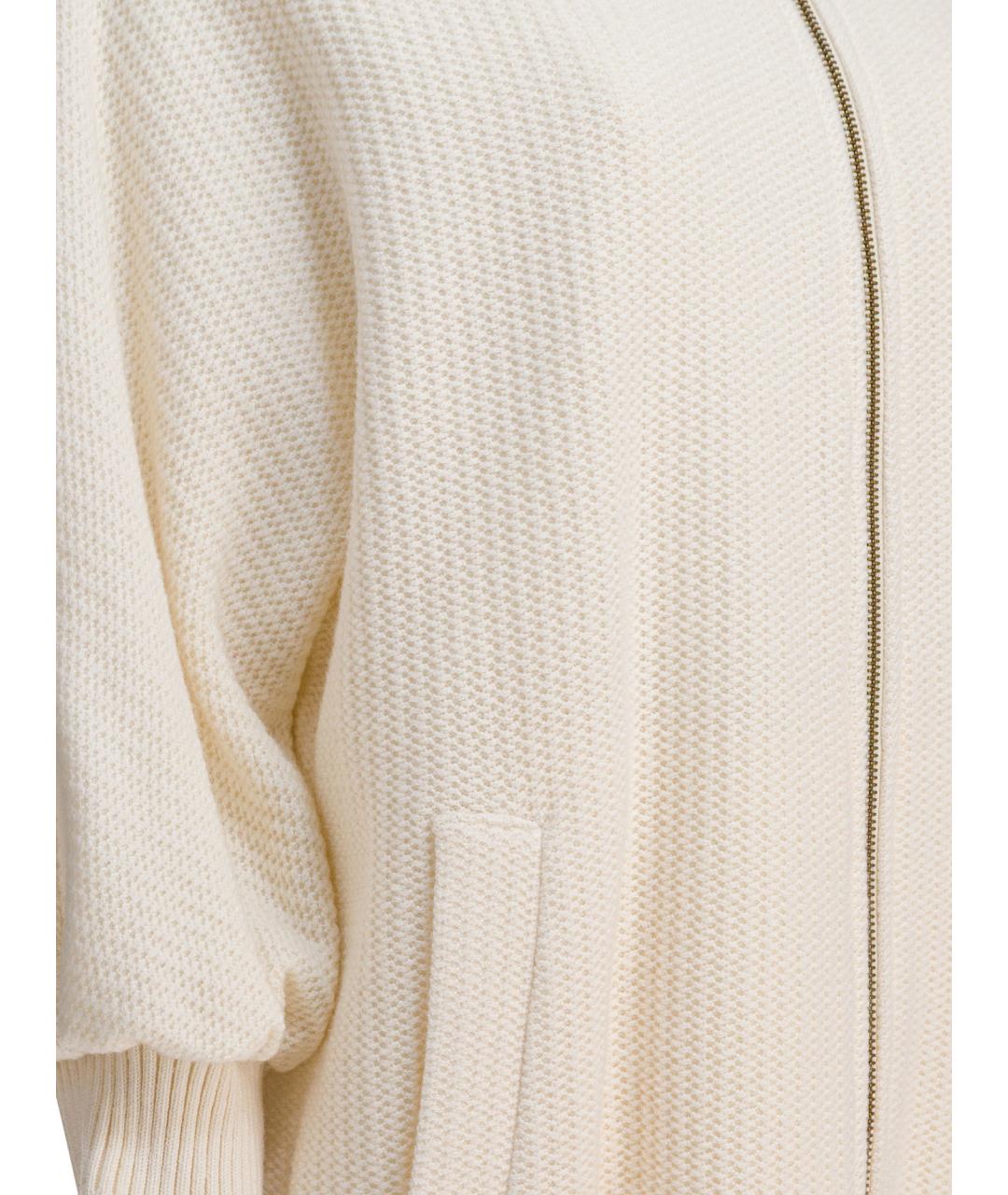 MAX MARA Бежевый шерстяной кардиган, фото 4