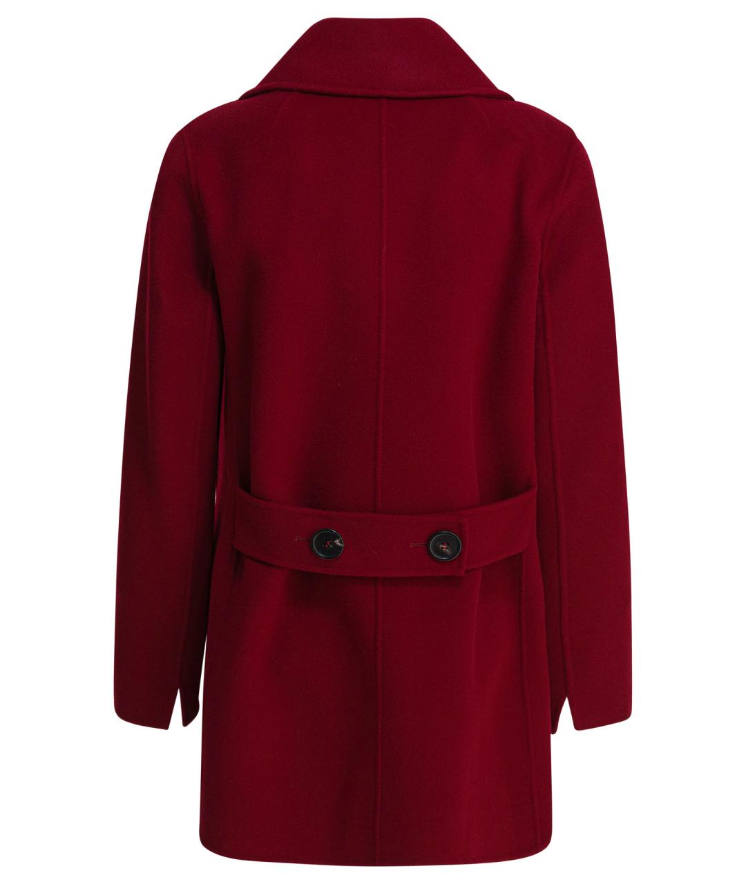 'S MAX MARA Красное шерстяное пальто, фото 2