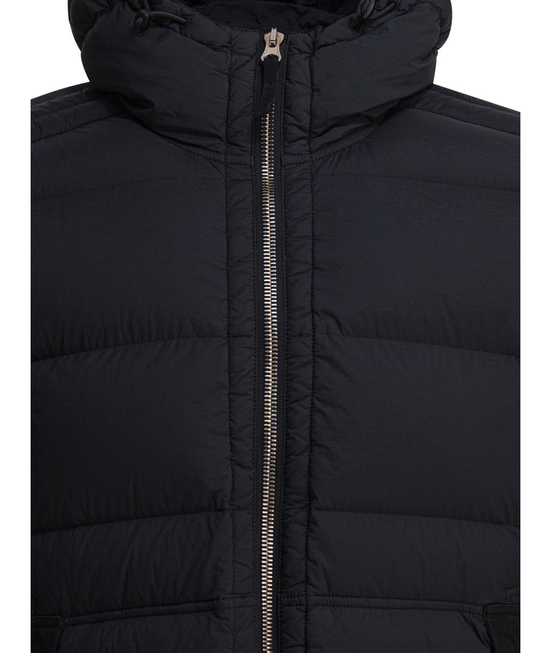 STONE ISLAND Черная полиамидовая куртка, фото 3