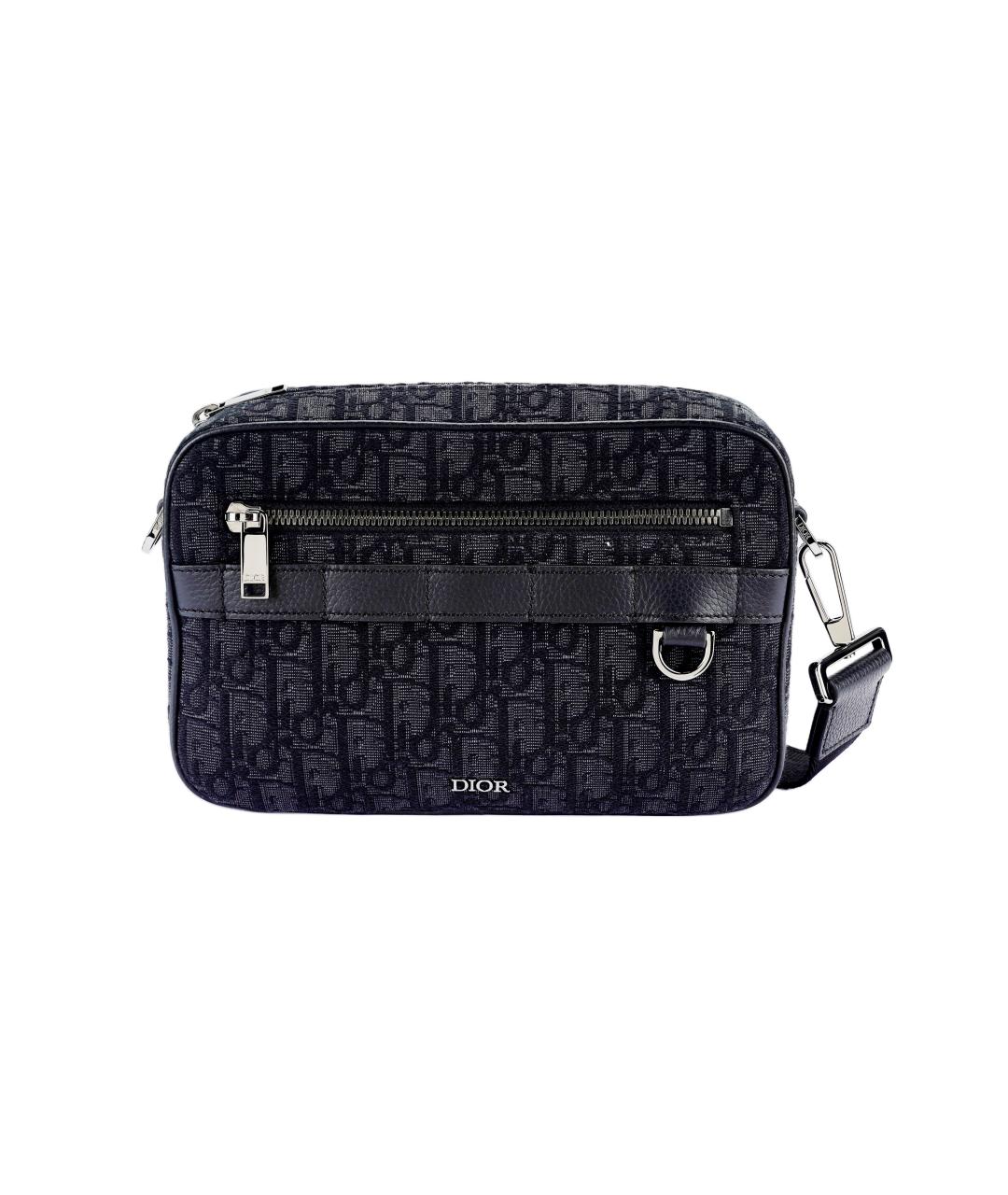 CHRISTIAN DIOR Темно-синяя сумка через плечо, фото 1