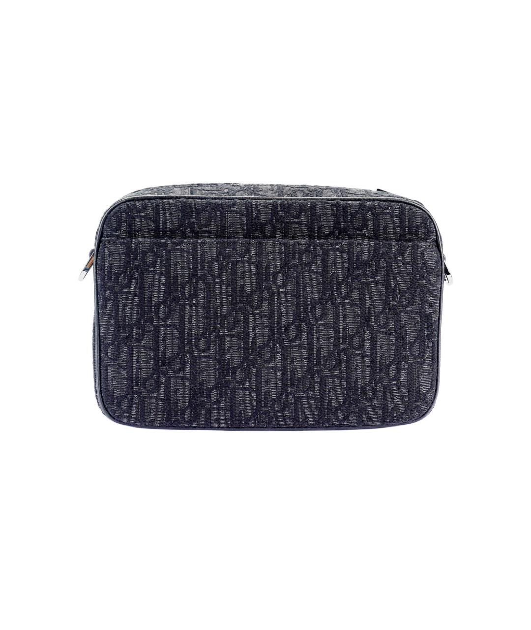 CHRISTIAN DIOR Темно-синяя сумка через плечо, фото 3