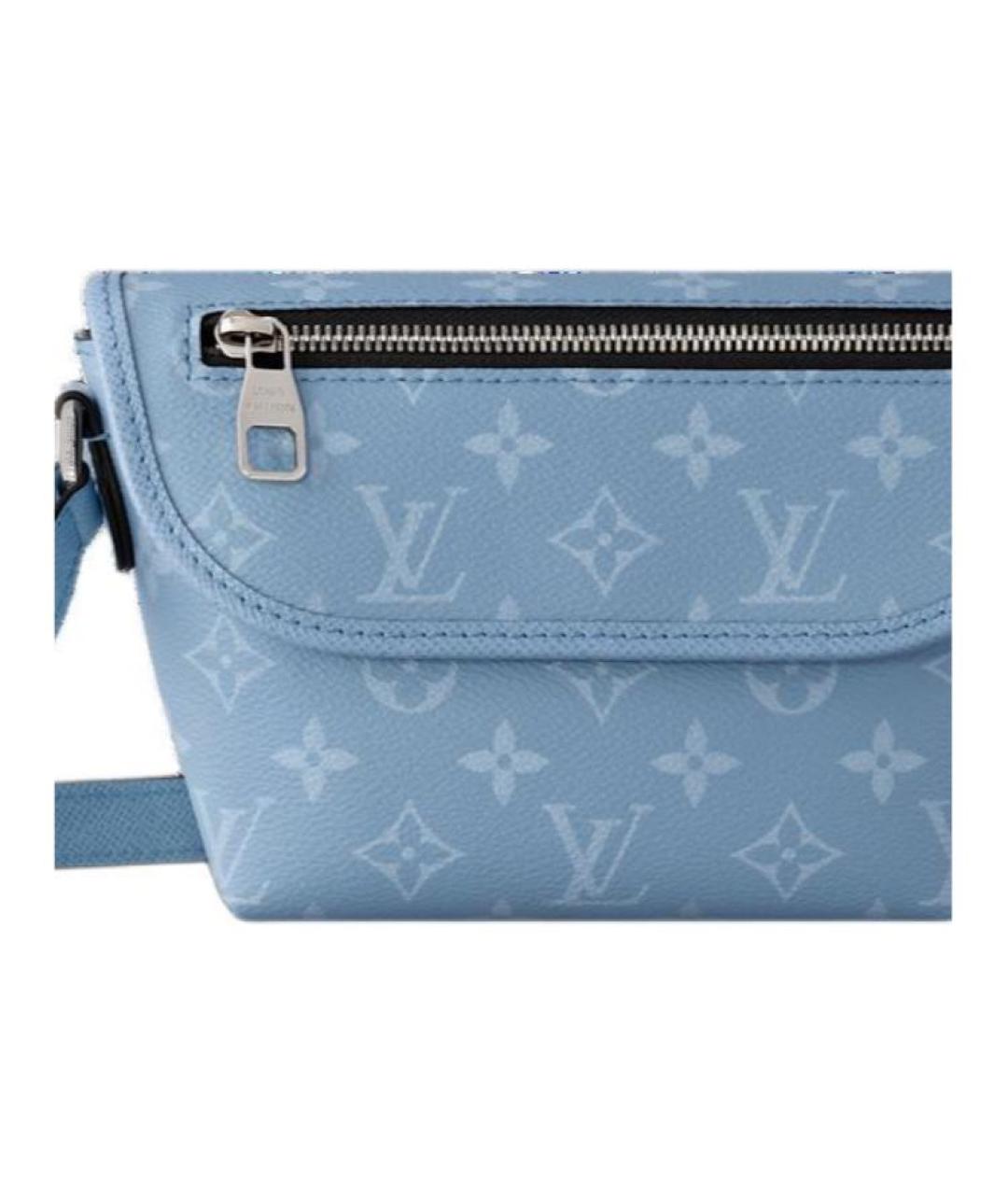 LOUIS VUITTON Синяя сумка на плечо, фото 5