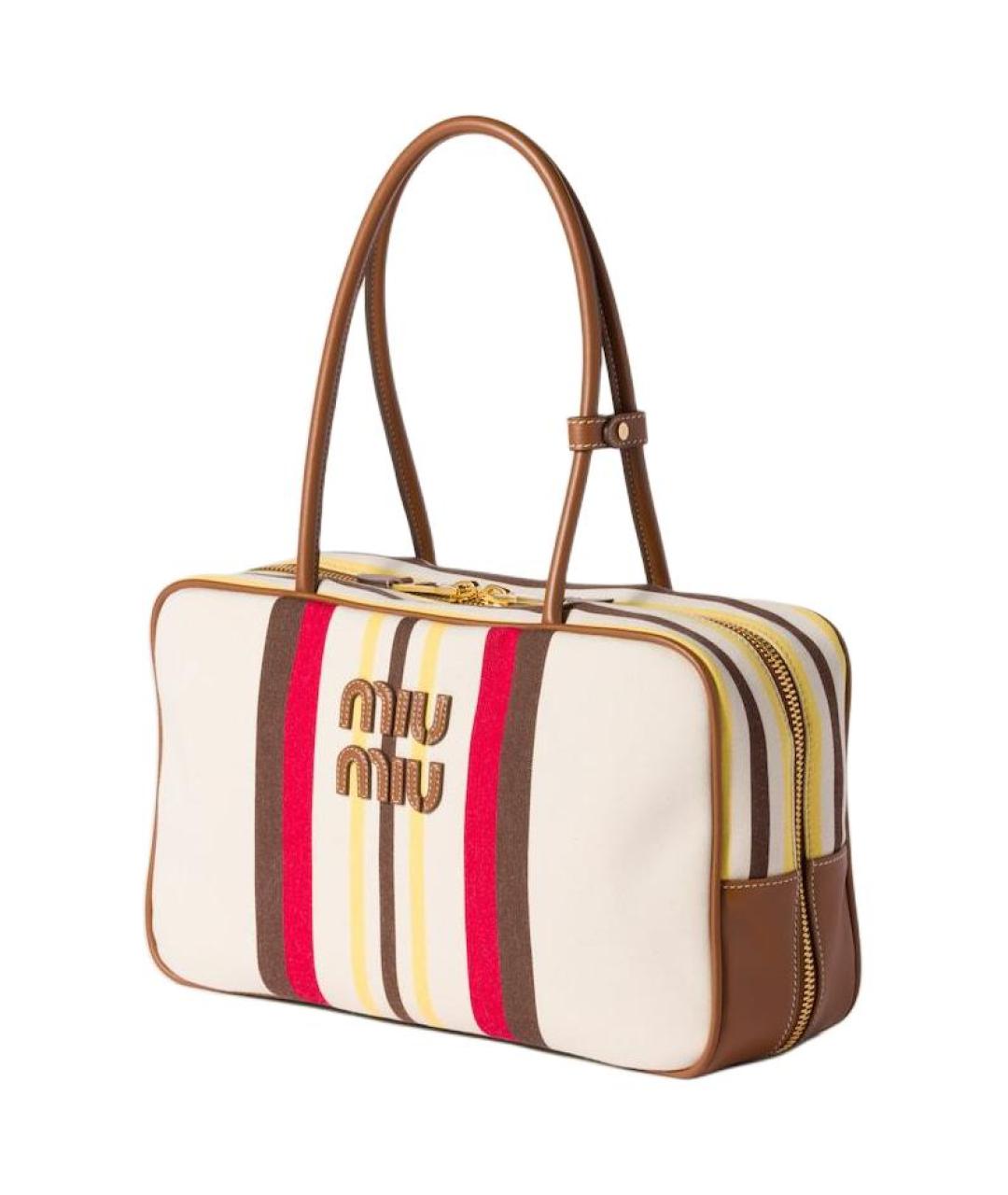 MIU MIU Бежевая сумка через плечо, фото 2