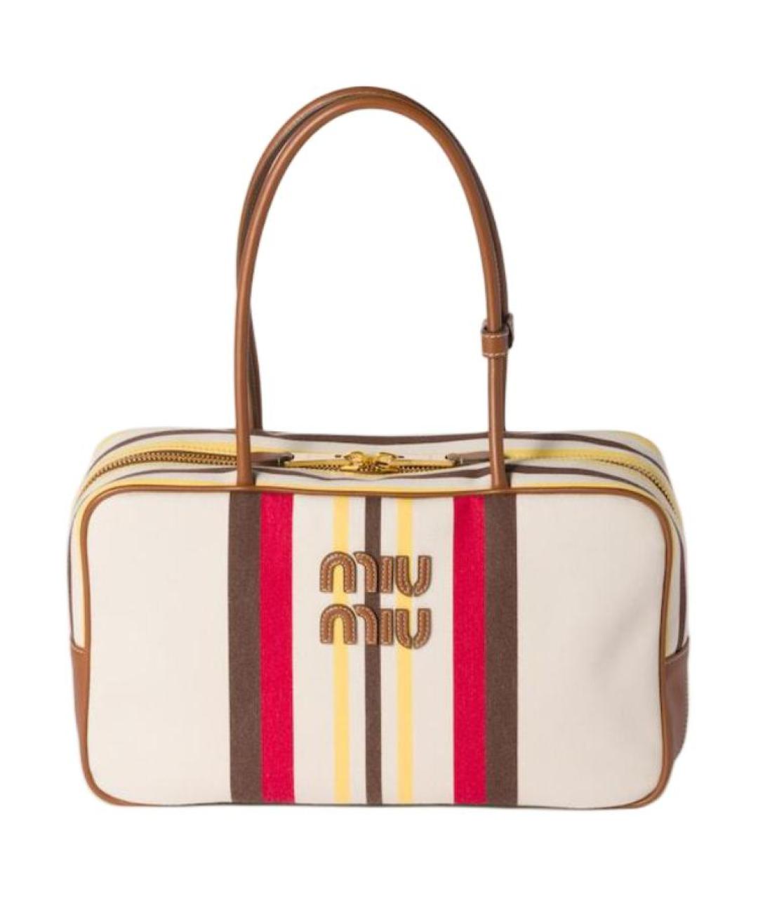 MIU MIU Бежевая сумка через плечо, фото 1