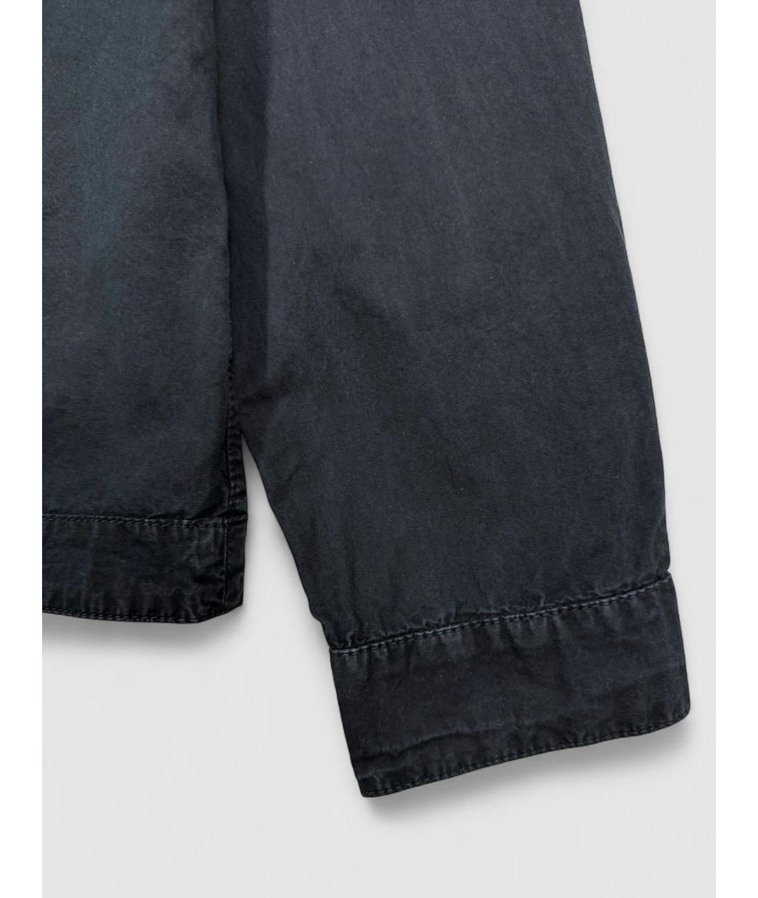STONE ISLAND Темно-синяя хлопковая куртка, фото 5