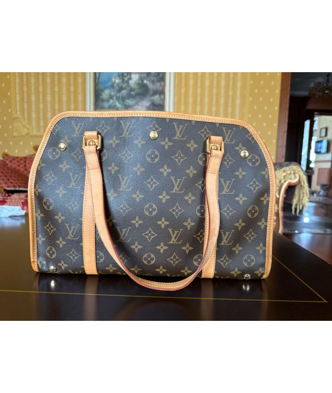 LOUIS VUITTON Коричневая дорожная/спортивная сумка, фото 2